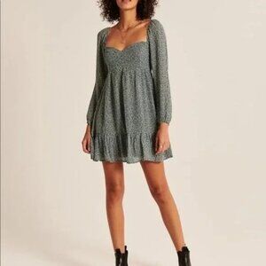 Abercrombie and Fitch Long Sleeve Babydoll Dress